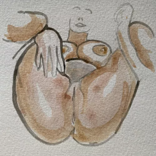 Legs back, art by me