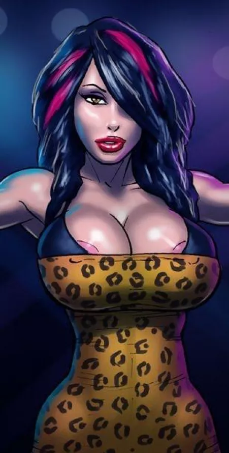 Leopard print girl Leopard print girl