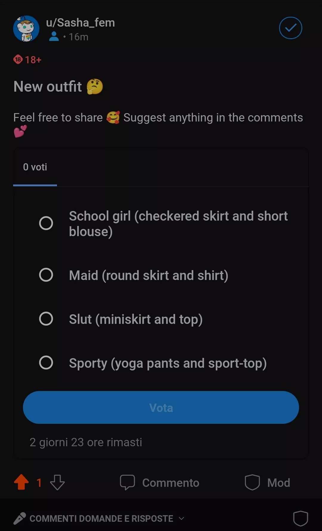 Less than 24h left, make me regret this!