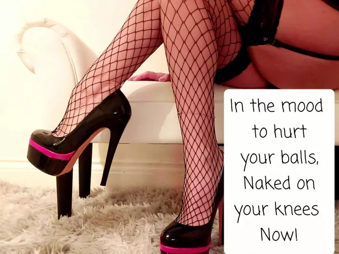 Let me crush those pathetic balls