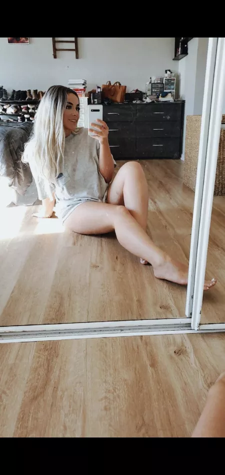 Let me wear your oversized shirt to bed after you're done fucking me ?