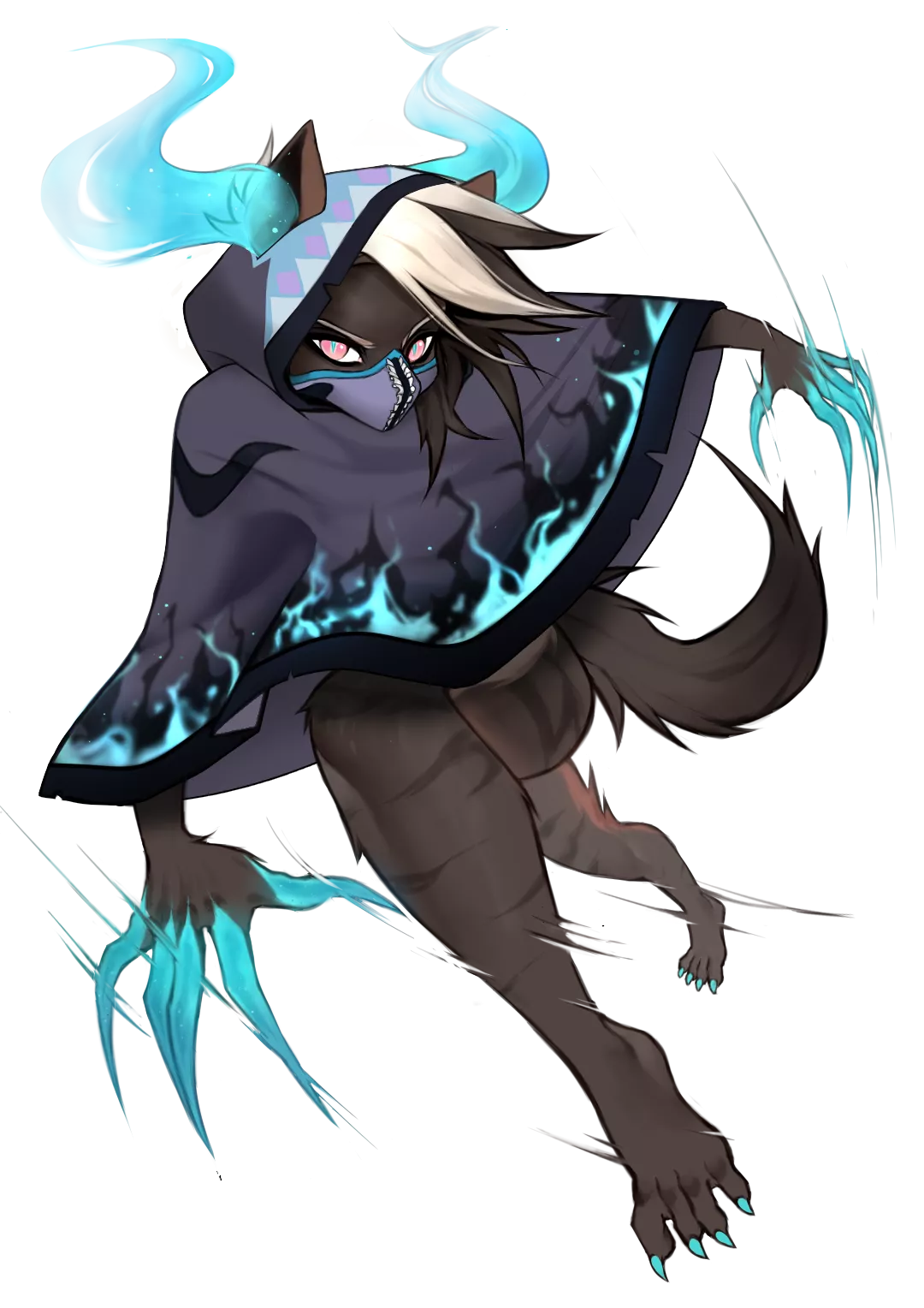 Let's fight but now with a cloak on. Commissions Open! (artwork by me)