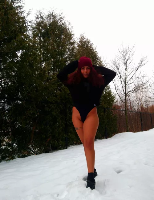 Let's go for a walk in the snow