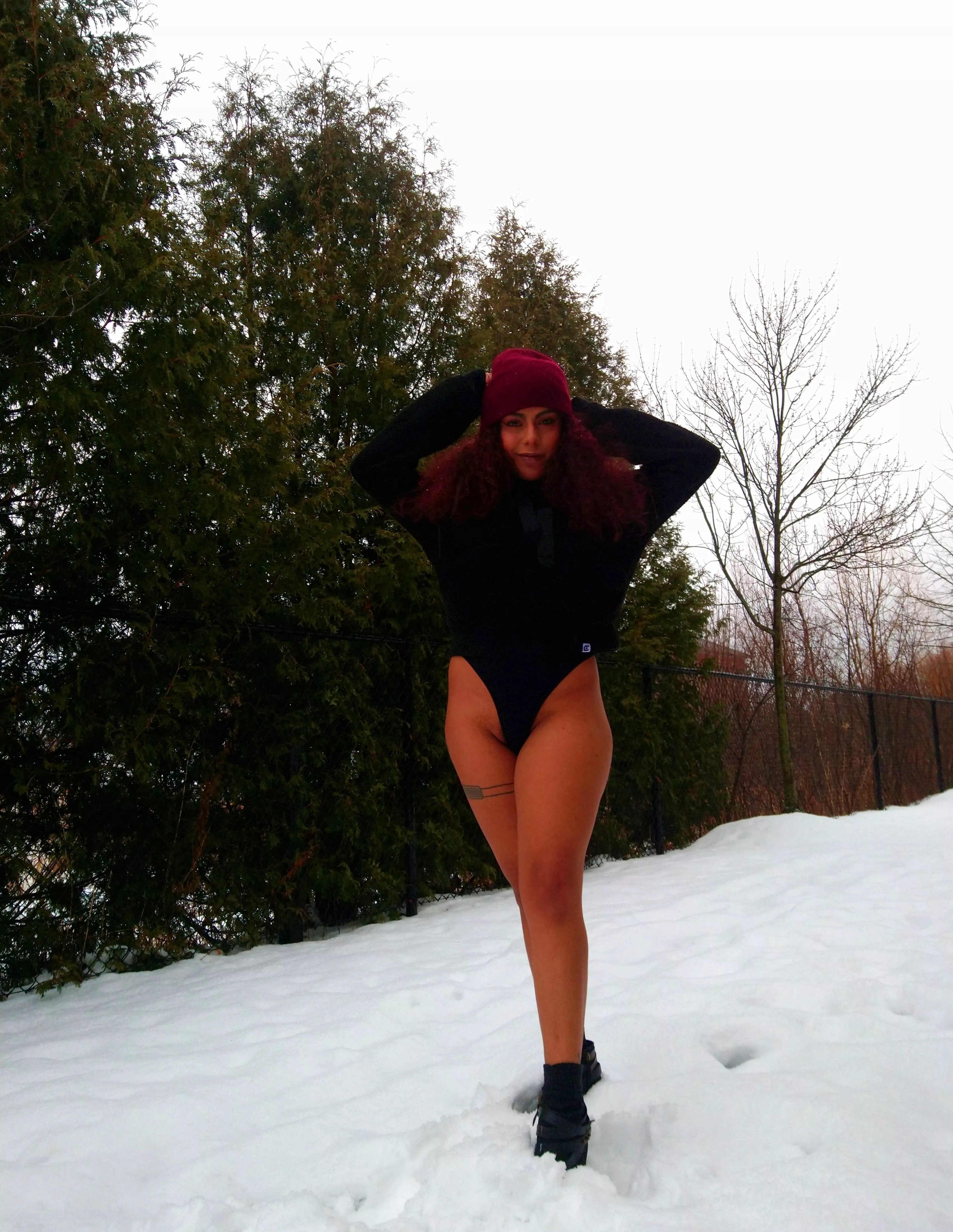 Let's go for a walk in the snow