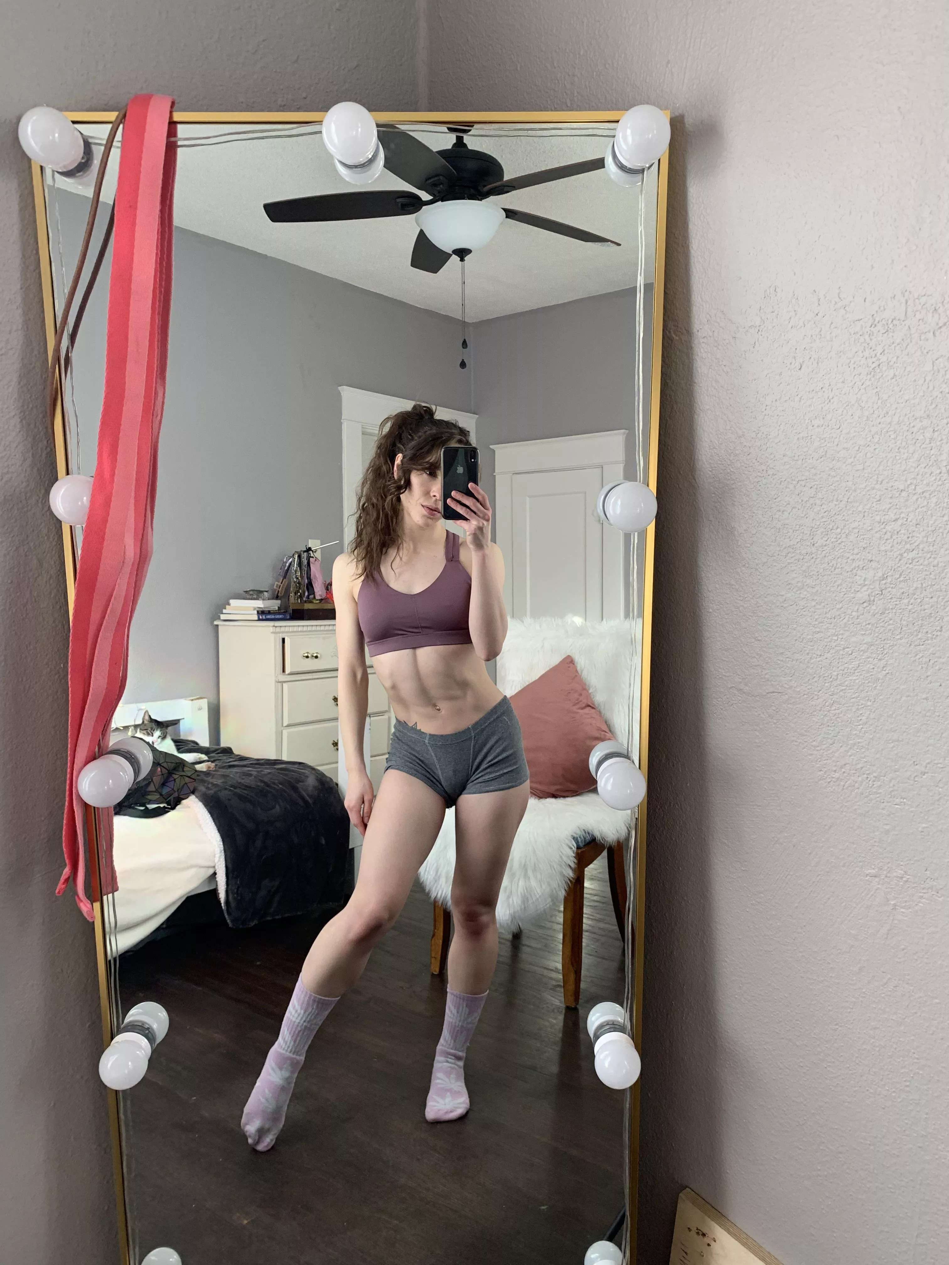 Let’s play a game…I’ll wrap these legs around you and you’ll see if you can get free 😈