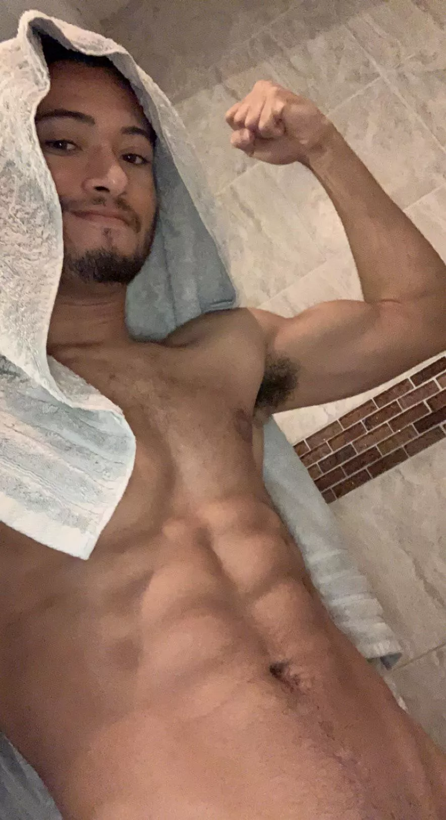 Let’s towel off together bro