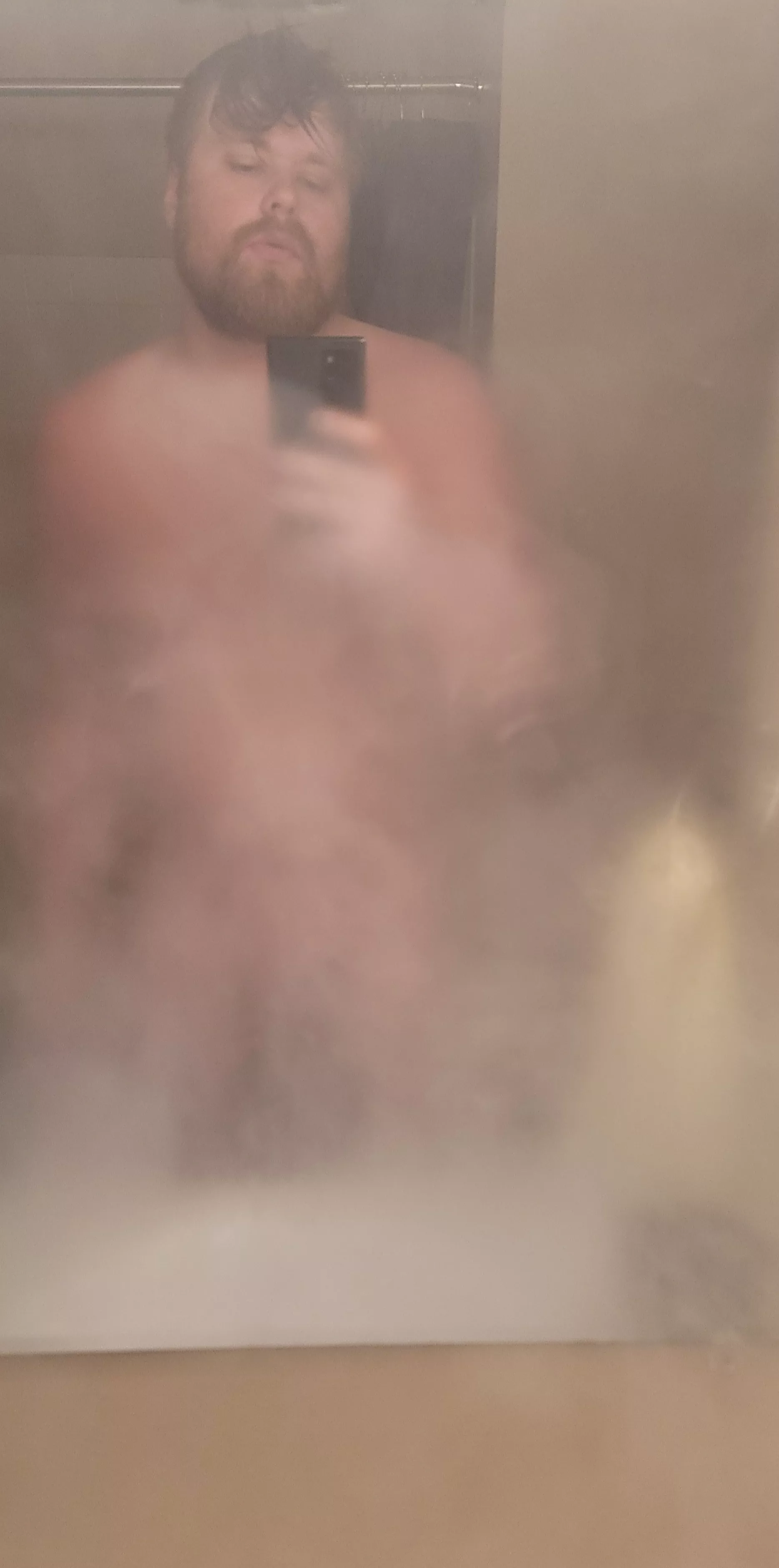 Let's use all the hot water. Let's use all the hot water.