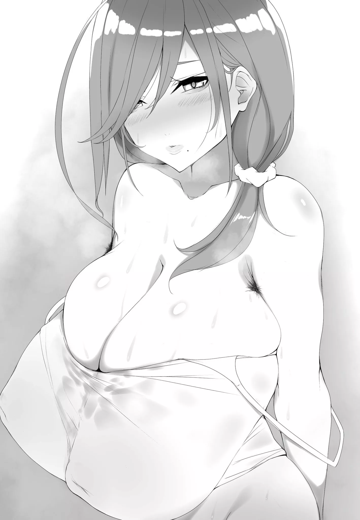 Letting it slip off (@marimo_zz)