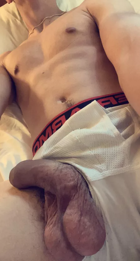 Letting my cock & balls cool off Letting my cock & balls cool off