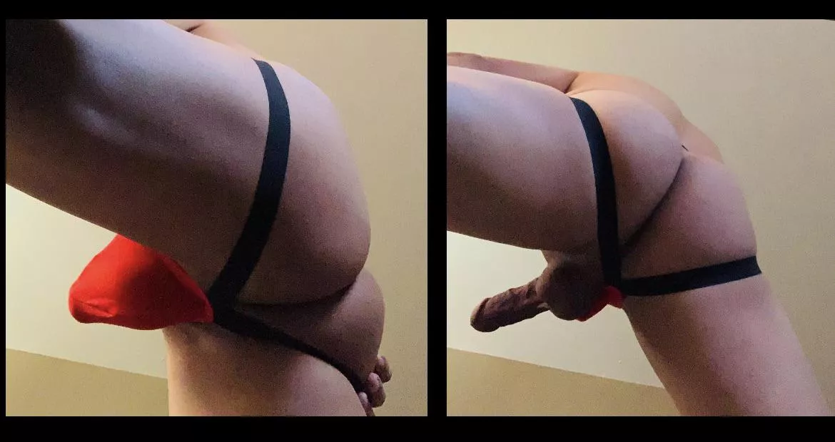 Letting my cock breath in my Jockie