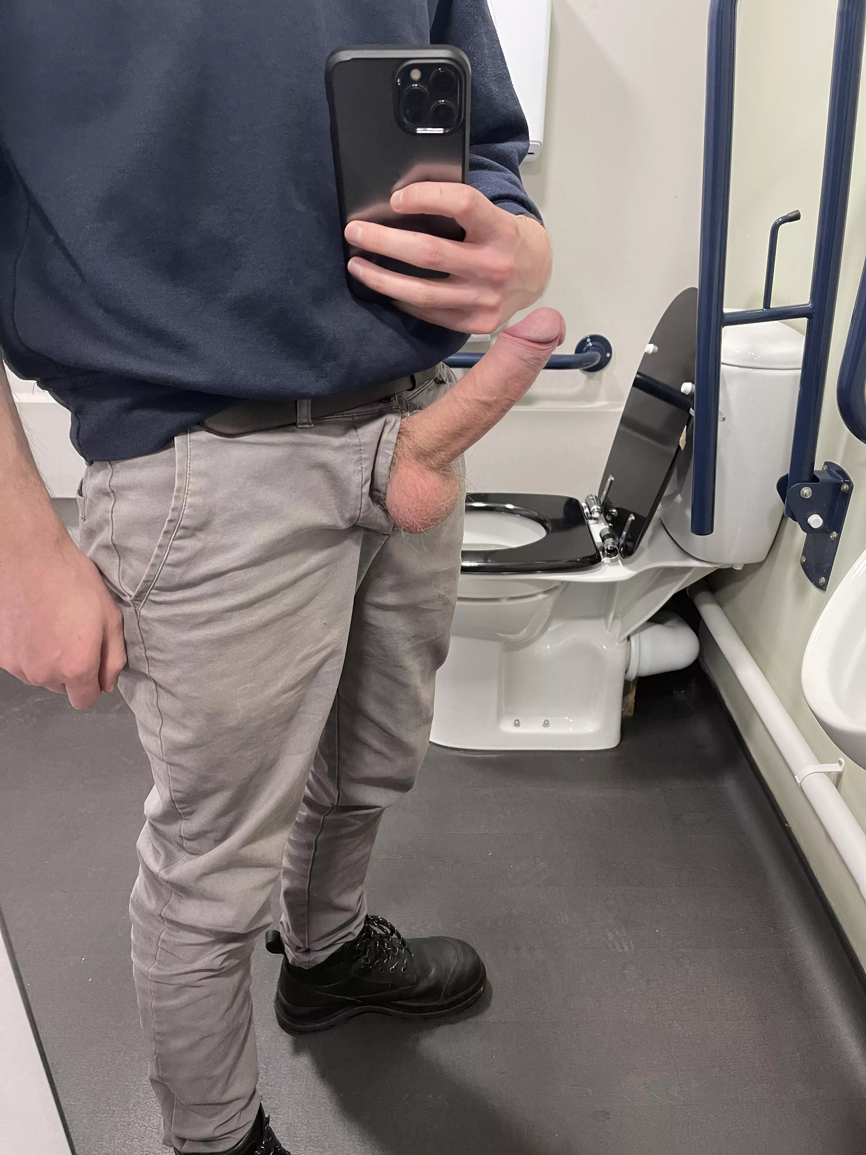 Letting the balls hang Letting the balls hang