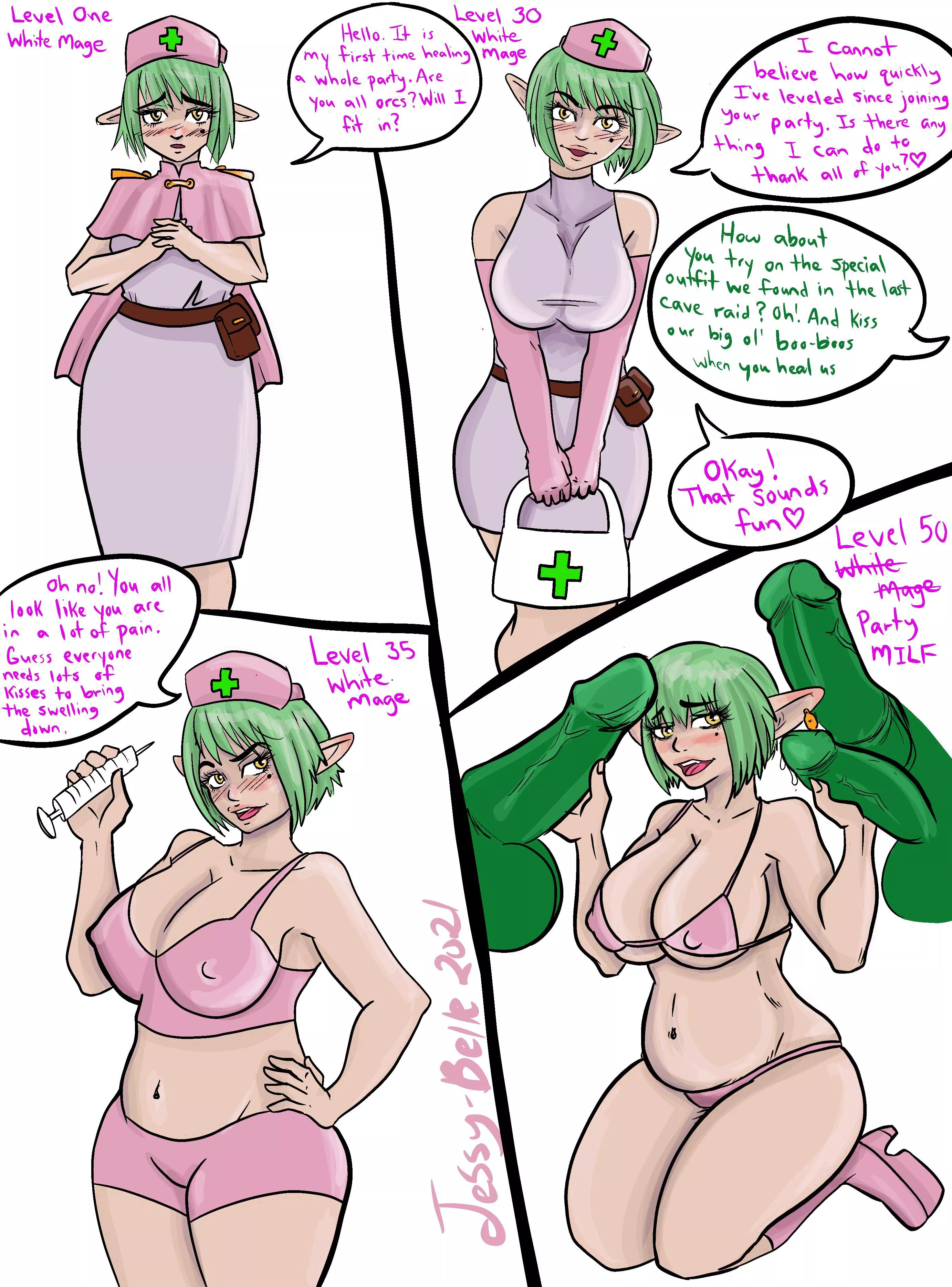 Levelled Up by Jessy-Belle (female, shy elf to bimbo milf) Levelled Up by Jessy-Belle (female, shy elf to bimbo milf)