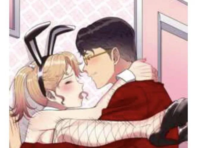 LF Color Source: 1girl, 1boy, bunny ears, fishnets, heels, standing missionary (?)