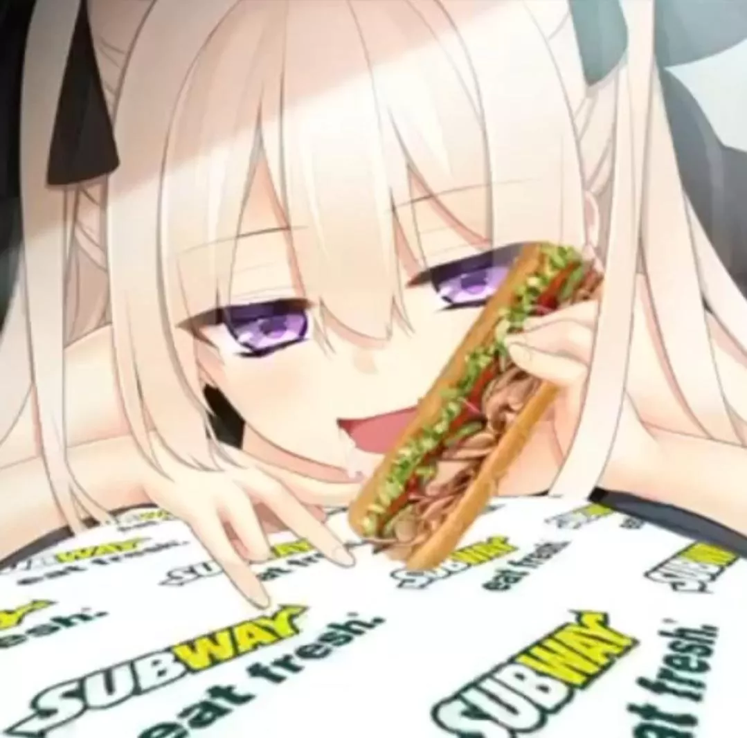 LF Color Source : 1girl, 1boy, smug, meme, subway, handjob, purple eyes, white hair, eyebrows shown through hair