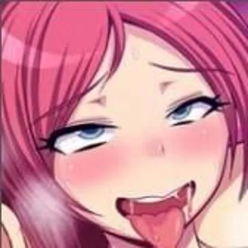 LF Color Source Girl Ahegao Blue Eyes Blush Breath Close Up Drool Eyebrows Visible