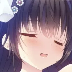 LF color source: 1girl, black hair, closed eyes, hair ornament, wedding stuff