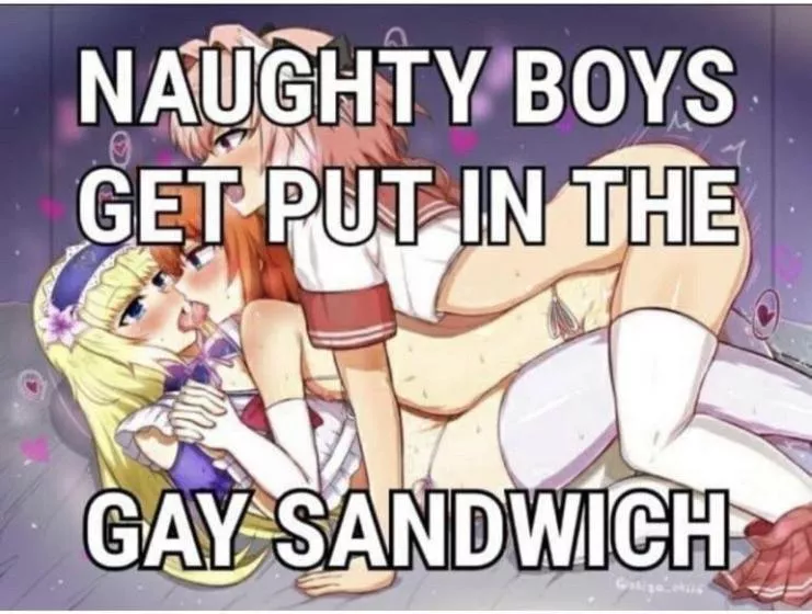 Lf color source: 3boys, thigh highs, femboys, “traps”, kissing, french kissing, double penetration, DP