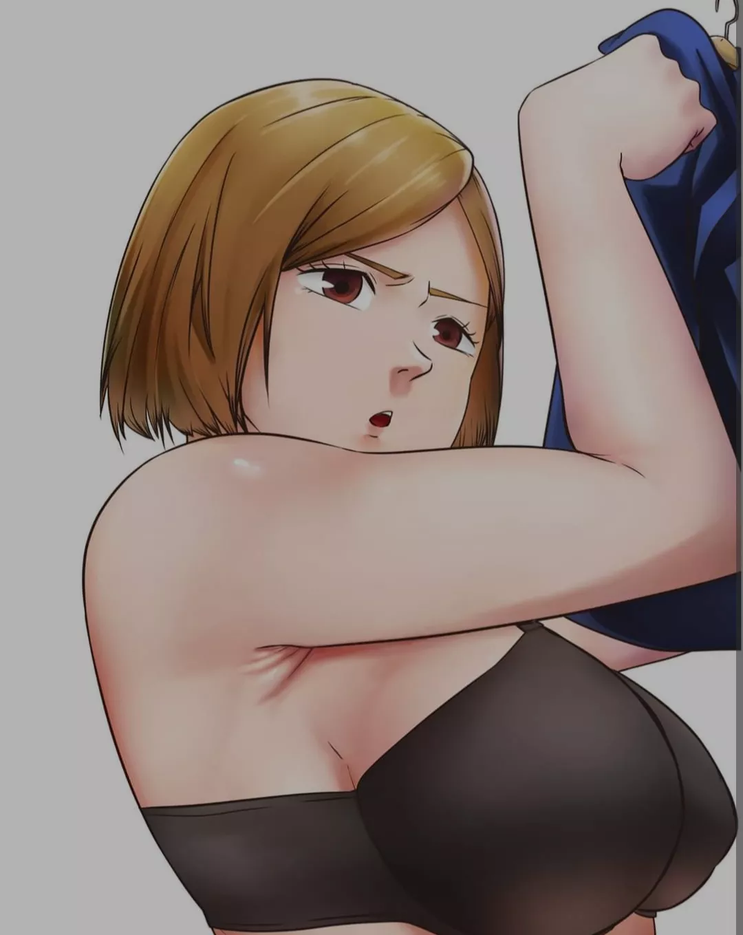 LF Color Source: Blonde, Short Hair, Brown Eyes, Bra