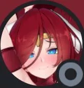 LF Color Source: Discord Pfp, Red hair, Blush, Smile.