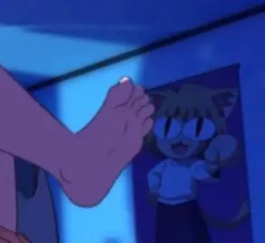 LF Color Source: Full Nelson, Standing Sex, Feet, Neco-arc, Furry (?), One Foot, Feet Sole