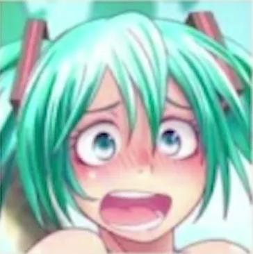 LF Color Source: Hatsune Miku, Blushing, Blue Hair, Open Mouth, Twintails