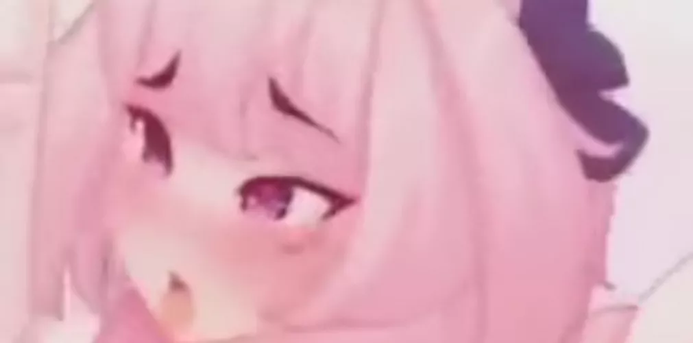 LF COLOR SOURCE: Pink Hair, Pink eyes, Blushing, Tounge Out, Mouth Open, Semi Ahegao...?