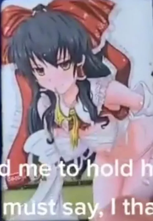 LF color source: touhou project, reimu hakurei, bandages, large breasts, bending over