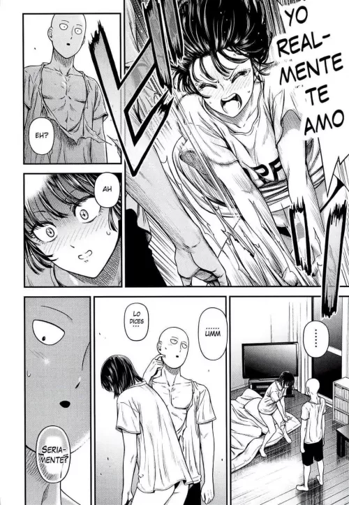 LF Mono Source: 1girl, 1boy, Fubuki, Saitama, One Punch Man, spanish 