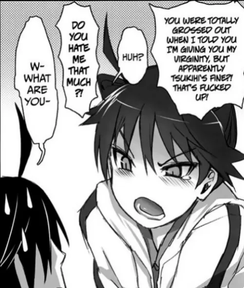 LF Mono Source: 1girl, 1boy, tomboy, 