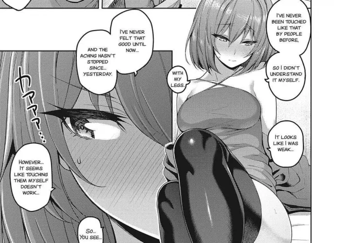 LF Mono Source: 1girl, blushing, stockings, short hair, sweating, 