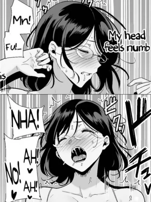 LF Mono Source: 1girl, glasses, implied sex,