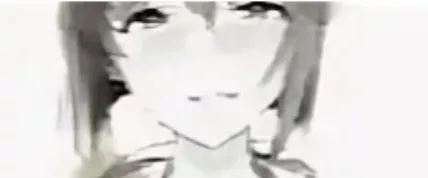 LF Mono Source: 1girl, looking at viewer, smile, small eyes, idolmaster, bikini strap