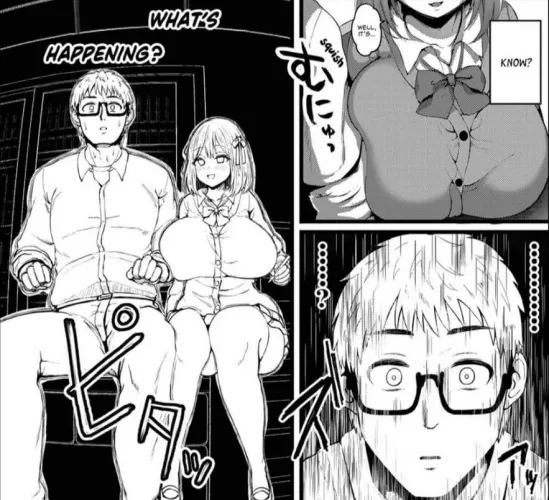 LF mono source: 1girl,1boy, what’s happening,boob touch, know, “well, it’s….”