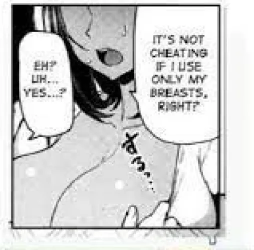 LF Mono Source: Big Breast, 1Girl, Open Mouth, Black Hair, White Shirt, 