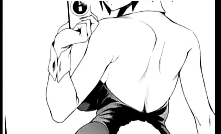 LF Mono Source: Camera, Bunny Suit, Collar, Back Exposed, Mole