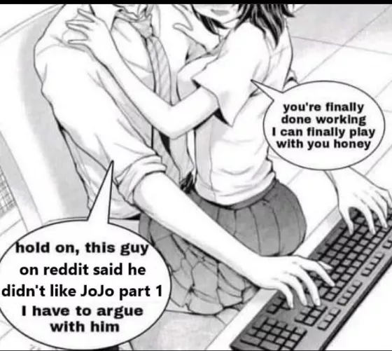 LF Mono Source: “you’re finally done working I can play with you honey” sitting on his lap