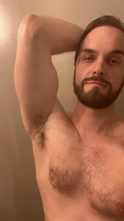 Lick this hairy chest