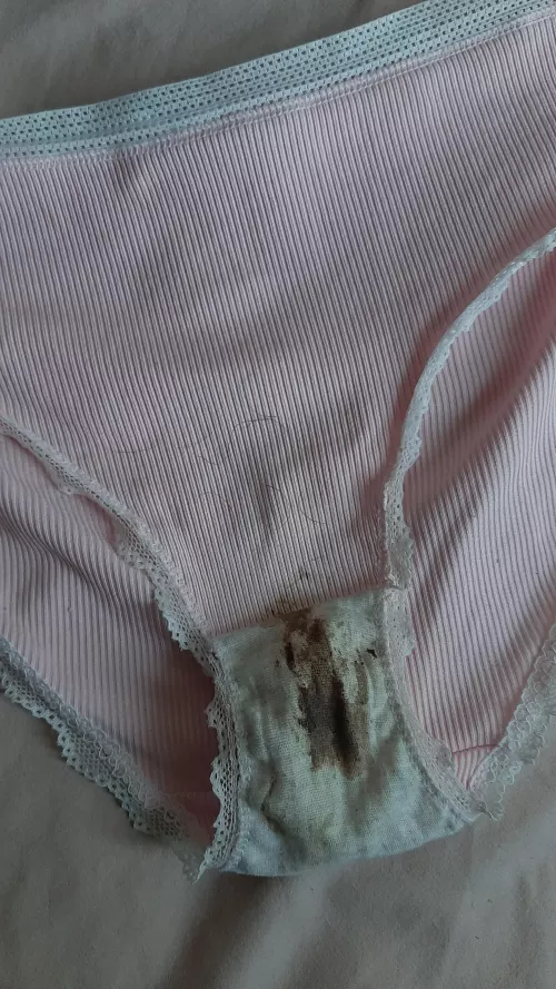 light coloured undies always tempt fate (plus bonus pubes)