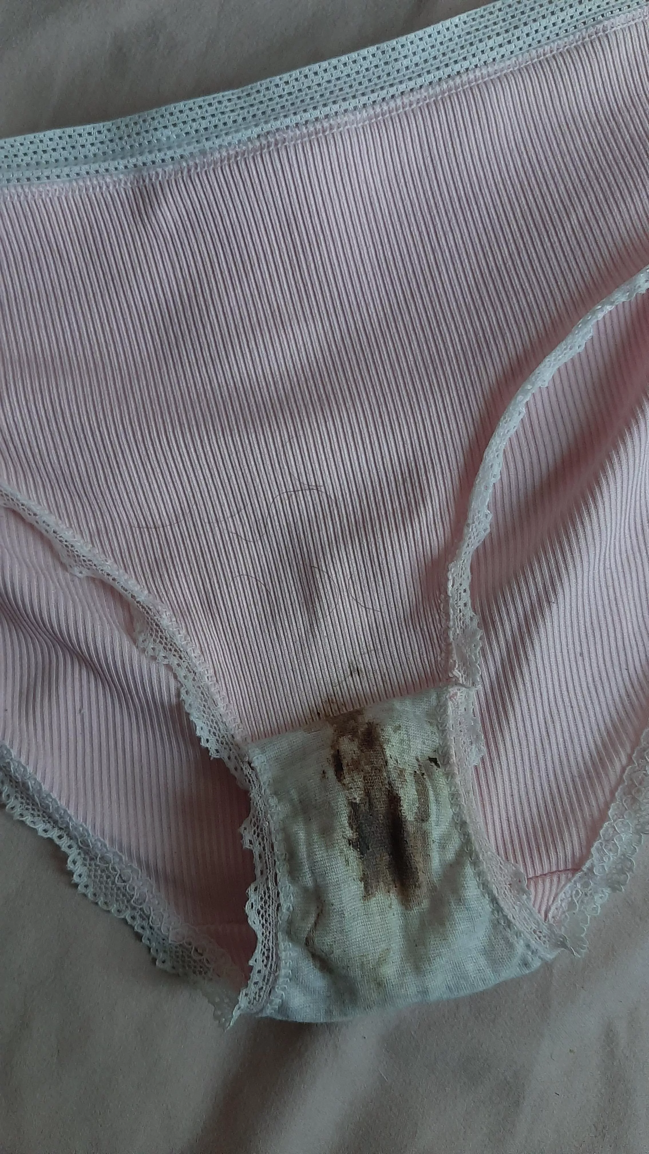 light coloured undies always tempt fate (plus bonus pubes)