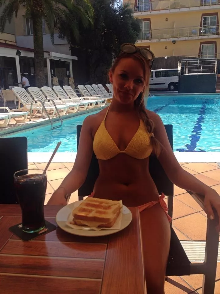 Light snack by the pool Light snack by the pool