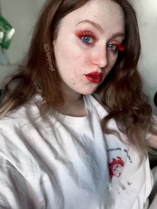like my valentineβs makeup? π like my valentineβs makeup? π