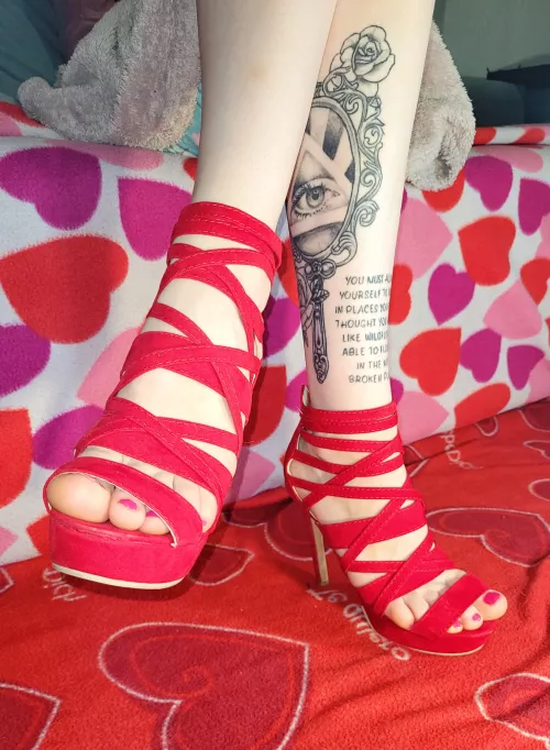Like red heels x