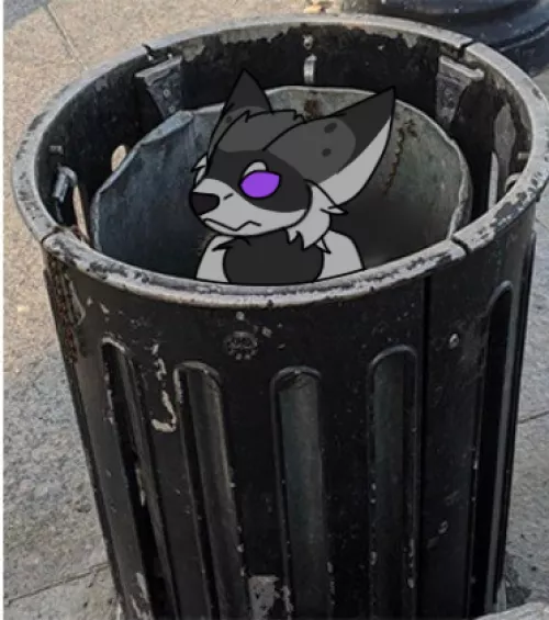 lil trash man -art by me