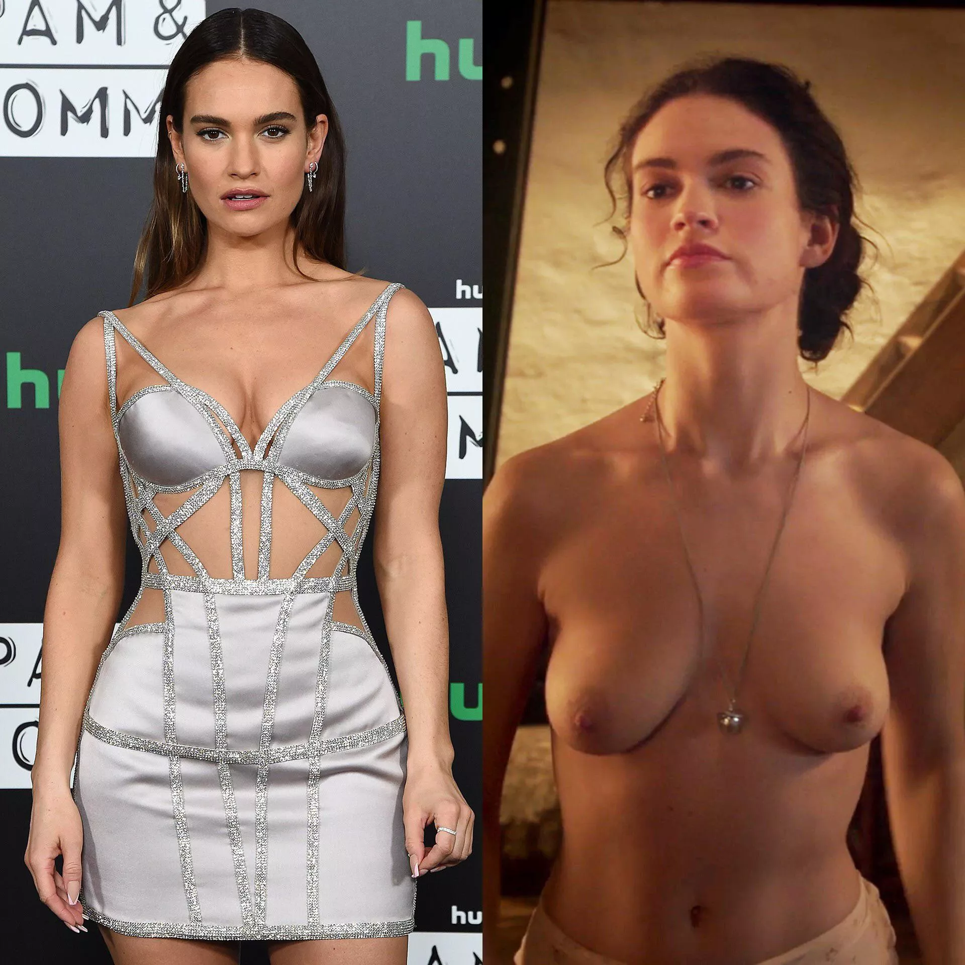 Lily james boobs