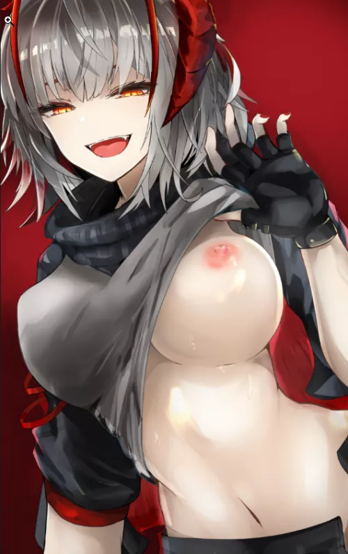 Ling huanxing flashing her tit (arknights) Ling huanxing flashing her tit (arknights)