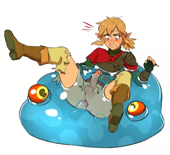 Link didn't expect enemy slimes to do THIS Link didn't expect enemy slimes to do THIS