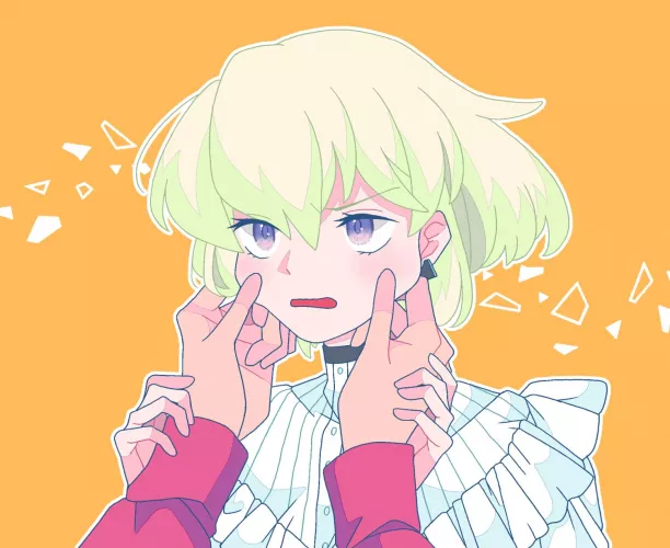 Lio-kun's cute cheeks