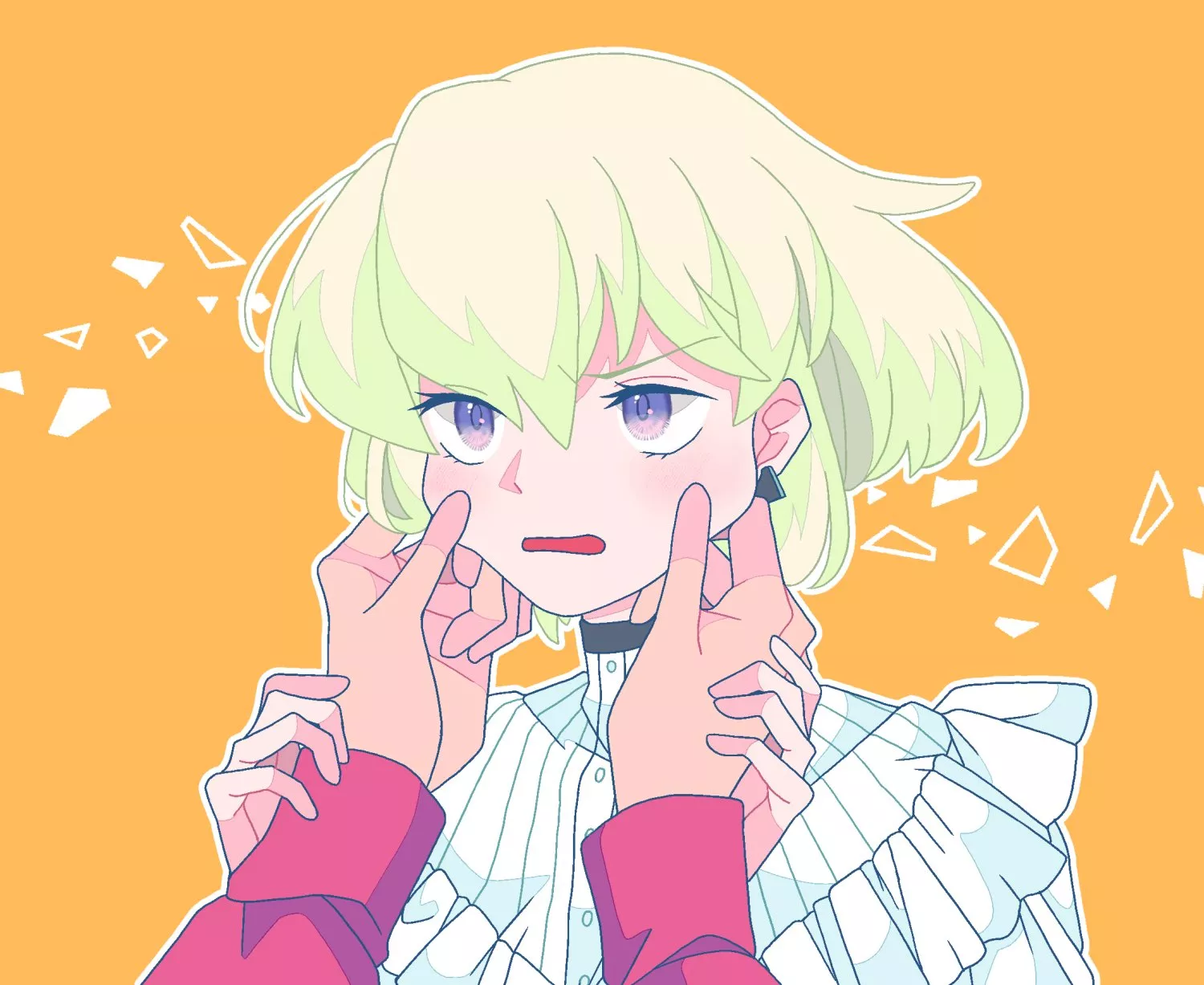 Lio-kun's cute cheeks