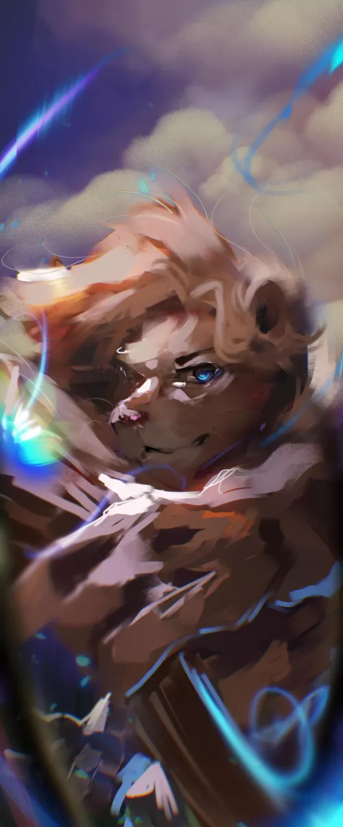 Lion Druid (art by me)