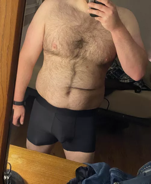 Little bit of morning wood